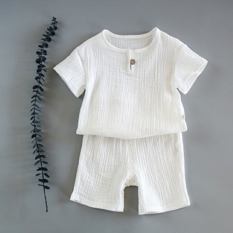 Baby Summer Cotton Soft  Set  Children Short Sleeve   Shorts Two-Piece Set kids clothes