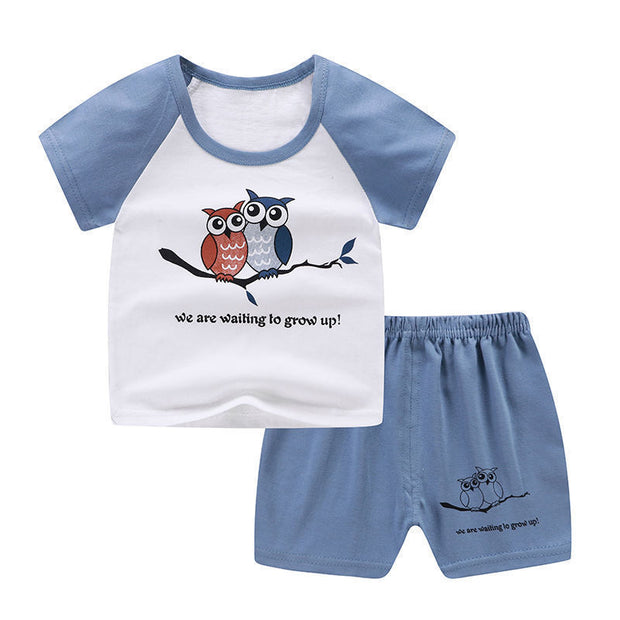 Summer Infant Newborn Baby Boy Clothes Children Clothing Set for Girls Kids
