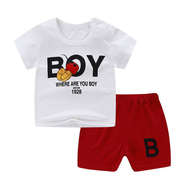 Summer Infant Newborn Baby Boy Clothes Children Clothing Set for Girls Kids