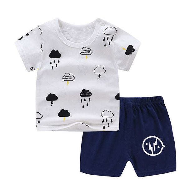 Summer Infant Newborn Baby Boy Clothes Children Clothing Set for Girls Kids
